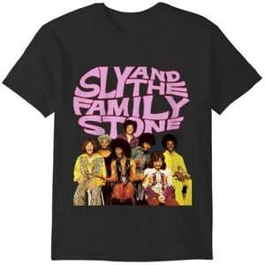 Sly The Family Stone Funk Soul Rnb Rock Band T Shirt